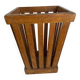 Old art deco basket style Frank Adnet design slatted waste paper basket