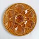 6 oyster plates majolica barbotine Longchamp