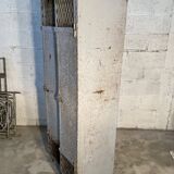 Industrial style metal locker cloakroom