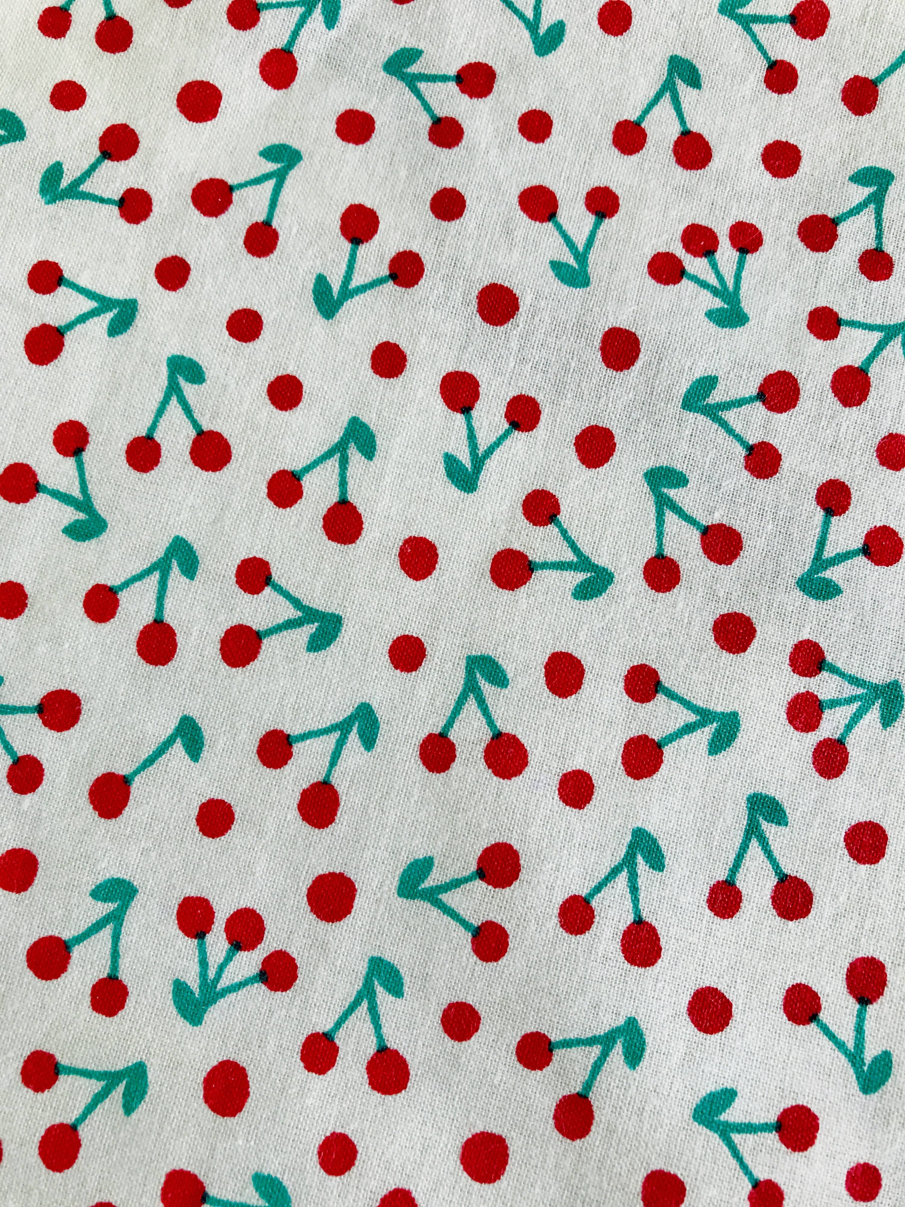 Cherry patterned napkins