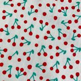 Serviettes de table motifs cerises