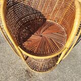 Emmanuelle rattan armchair