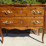 Commode 2 tiroirs de style Louis XV