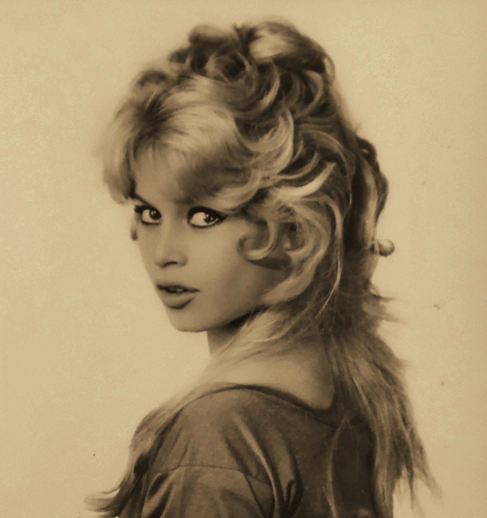 Photographie originale de " Brigitte Bardot " de 1958