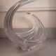 Crystal centerpiece — signed Cristal de Vannes — sculptural piece