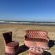 Pink Toad Living Room Set