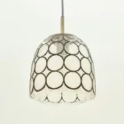 Mid-Century Modern Glass Ceiling/Pendant Light from Limburg, Germany, 1960s