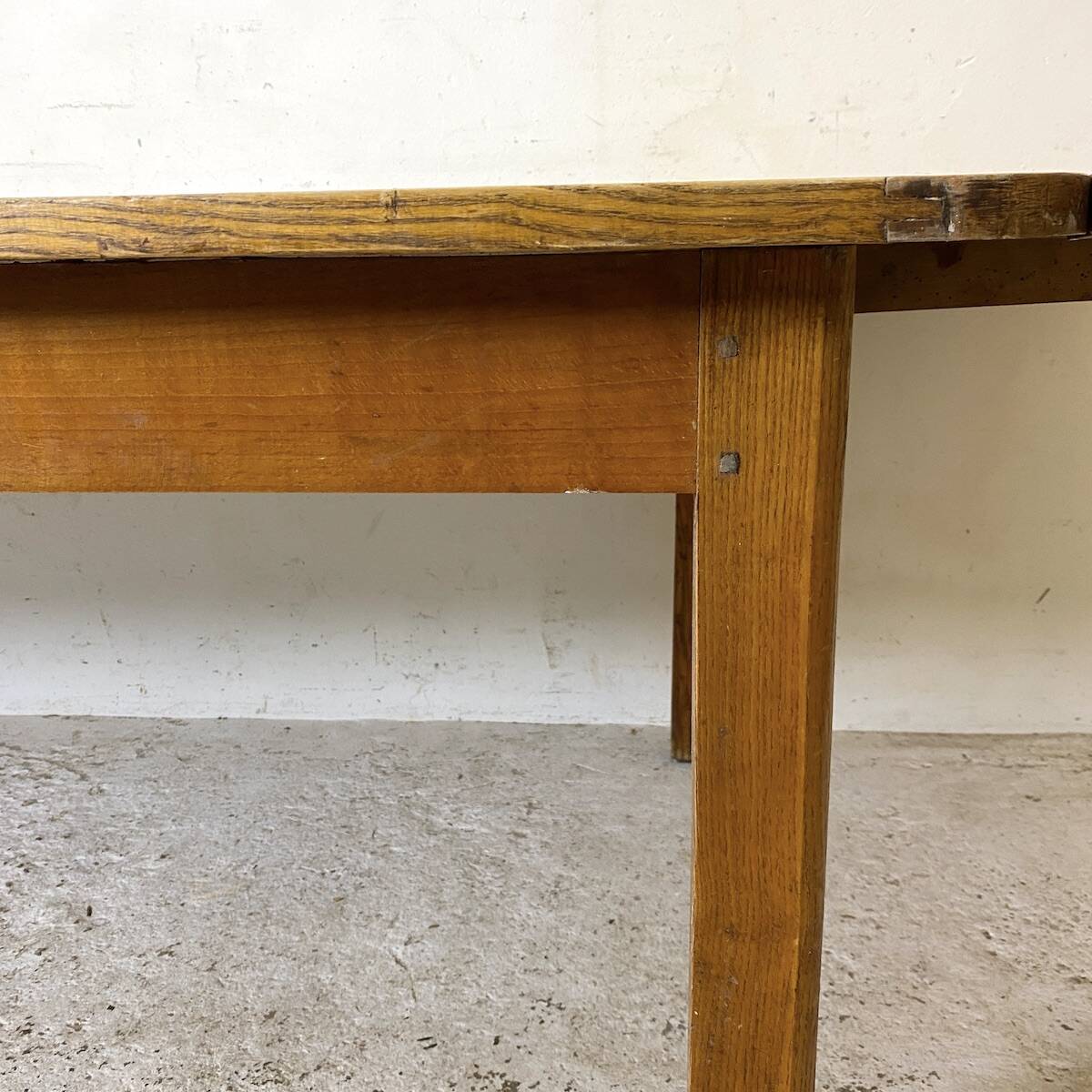 Vintage 1950's solid wood table