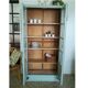 Glazed Parisian wardrobe, green water vintage wardrobe