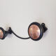 metal and plastic coat racks, vintage, 50s/60s, cloakroom, hook