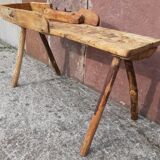 Folk art bench