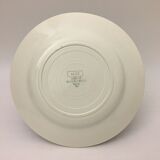 Lot de 6 assiettes plates « digoin sarreguemines » modèle albe