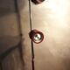 Lampadaire 1950 bordeaux et chrome