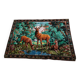 Old Wall Hanging Tapestry Hunting Theme 118 X 170 Cm