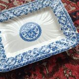 Plat de forme, plateau , de service, centre de table faïence de Gien