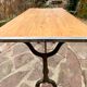 Table bistrot pied fonte Godin