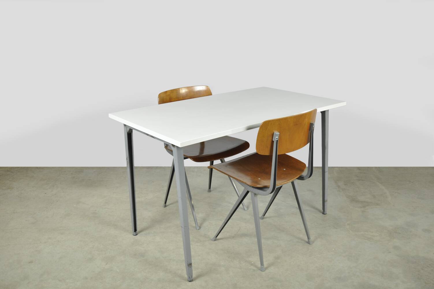 Vintage industrial Reform dining table from FRISO KRAMER 1960s