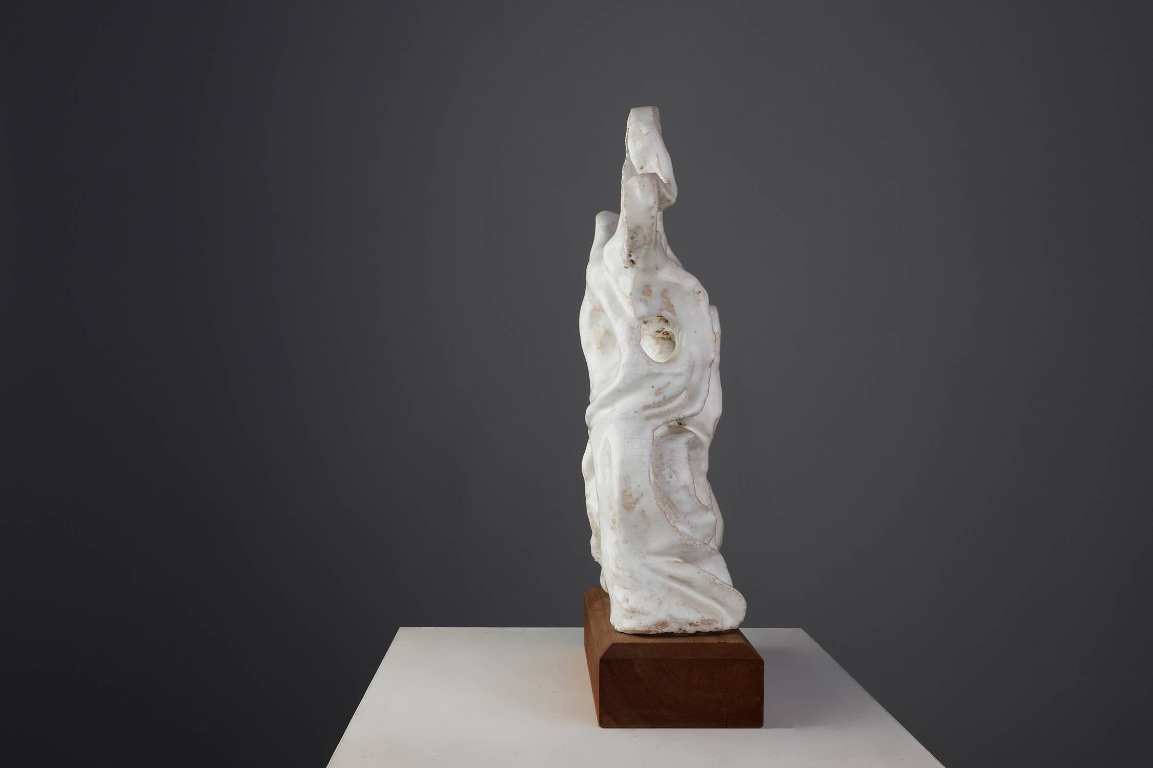 Abstract Ceramic Sculpture “Symphonie” by Freddy Callant, Belgium 1960s