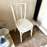 White beech bistro chair