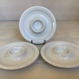 Trio of white egg cups Thomas Germany