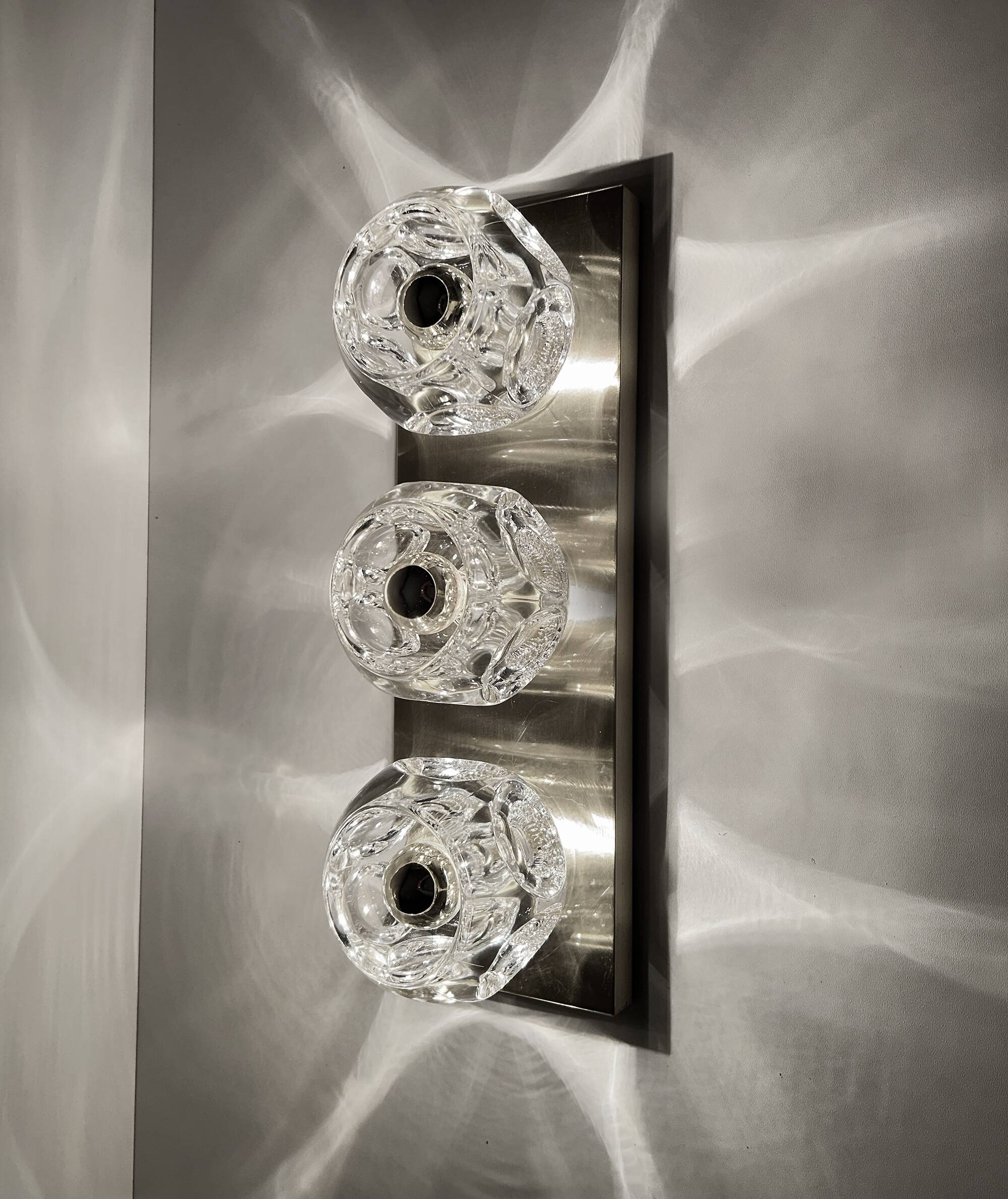 Pair of XXL Vintage Space Age Wall Lights