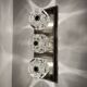 Pair of XXL Vintage Space Age Wall Lights