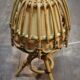 Mushroom rattan tripod lamp 60s