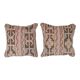 Set of 2 vintage Turkish cushion covers 51x51 cm
