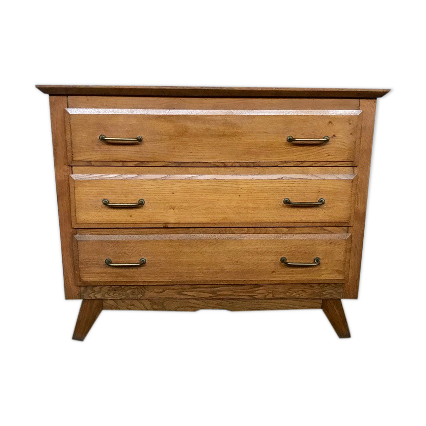 Vintage 1950-foot oak compas DRESSER