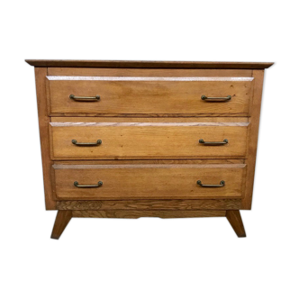 Vintage 1950-foot oak compas DRESSER