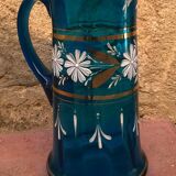 Enamel glass carafe
