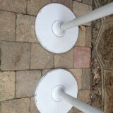 Pair of chrome coat rack designate Fase