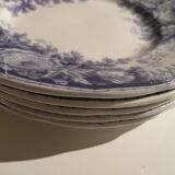 Assiettes dessert Sarreguemines modèle Jardinière XIXEME