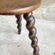 Vintage stool milking stool beech wood