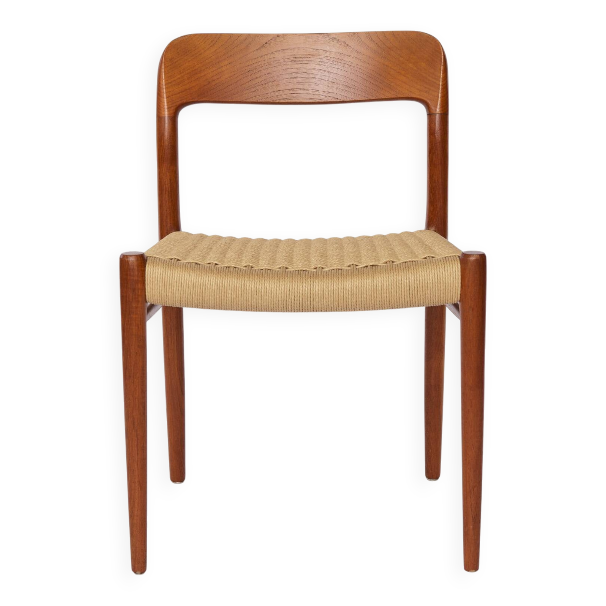 Niels Otto Møller Chair, Model 75 (1950s) – with Repair – Vintage Danish