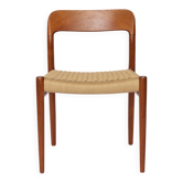 Chaise Niels Otto Møller, modèle 75 (années 1950) – avec réparation – Vintage danois