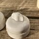 3 electric switches ceramic 20-30s vintage white