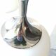 opaline and chrome metal chandelier 70