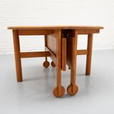 Extendable Beech Dining Table 1960s
