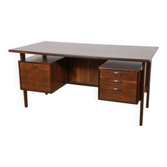 Bureau Autoportant Mid-Century en Palissandre par Kai Kristiansen pour Feldballes Møbelfabrik, 1960s
