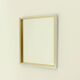 1970s Italian square wall mirror