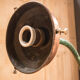 Large swan-neck wall light