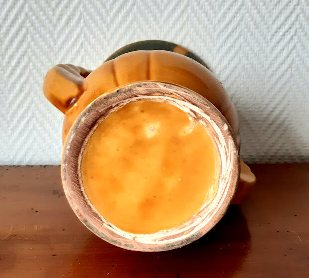 Vase with double ceramic handles 1960