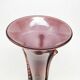 Modernism vase, purple glass, designed by J. Słuczan-Orkusz, Poland, 1970s