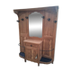Vestiaire porte-manteaux en chêne massif