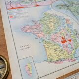 1879, Hypsometric map of France