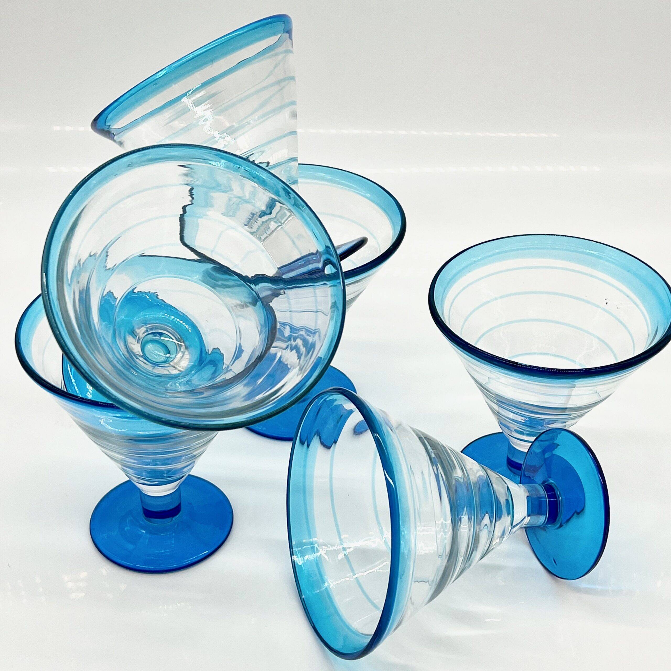 Swirl ice cream bowls by "Ella Sabatini" 1990s – set of 6