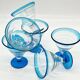 Swirl ice cream bowls by "Ella Sabatini" 1990s – set of 6