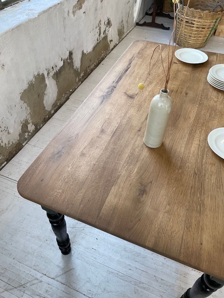 Farm bistro table in oak