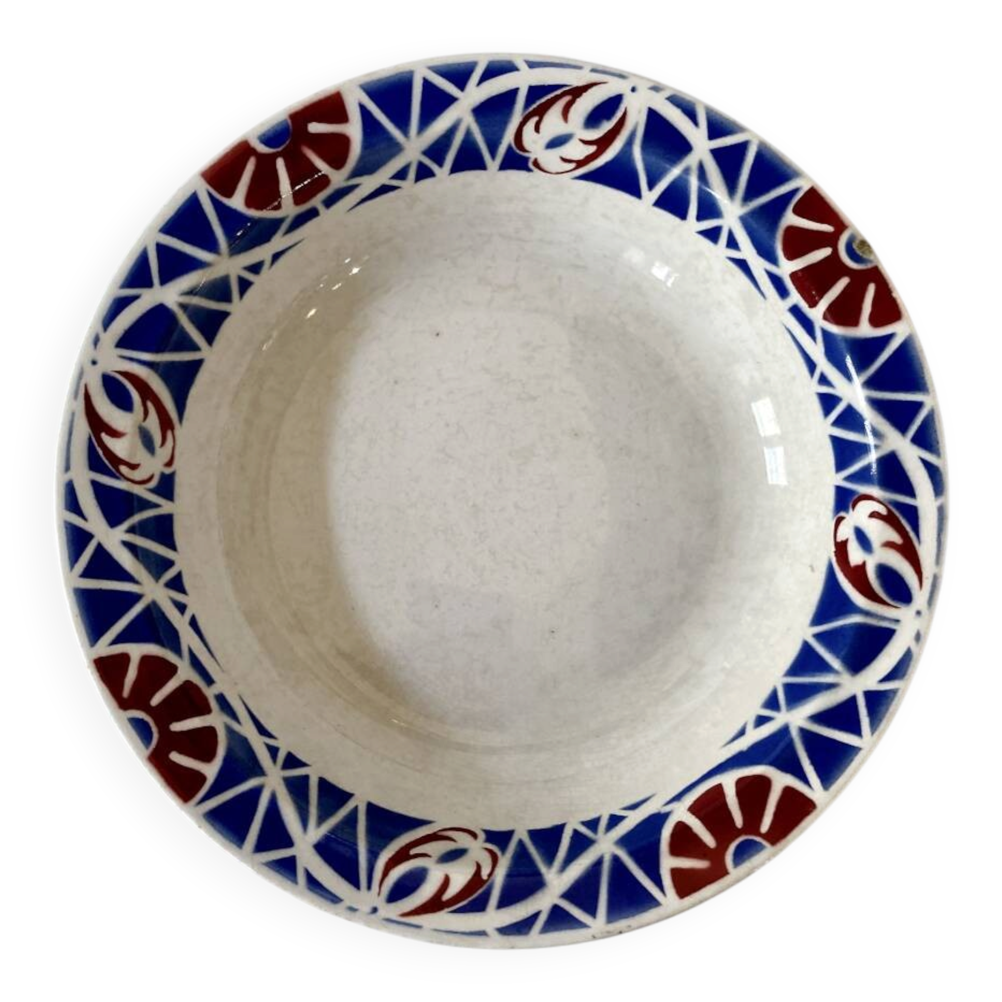 Round plate, Sarreguemines, Robinson model